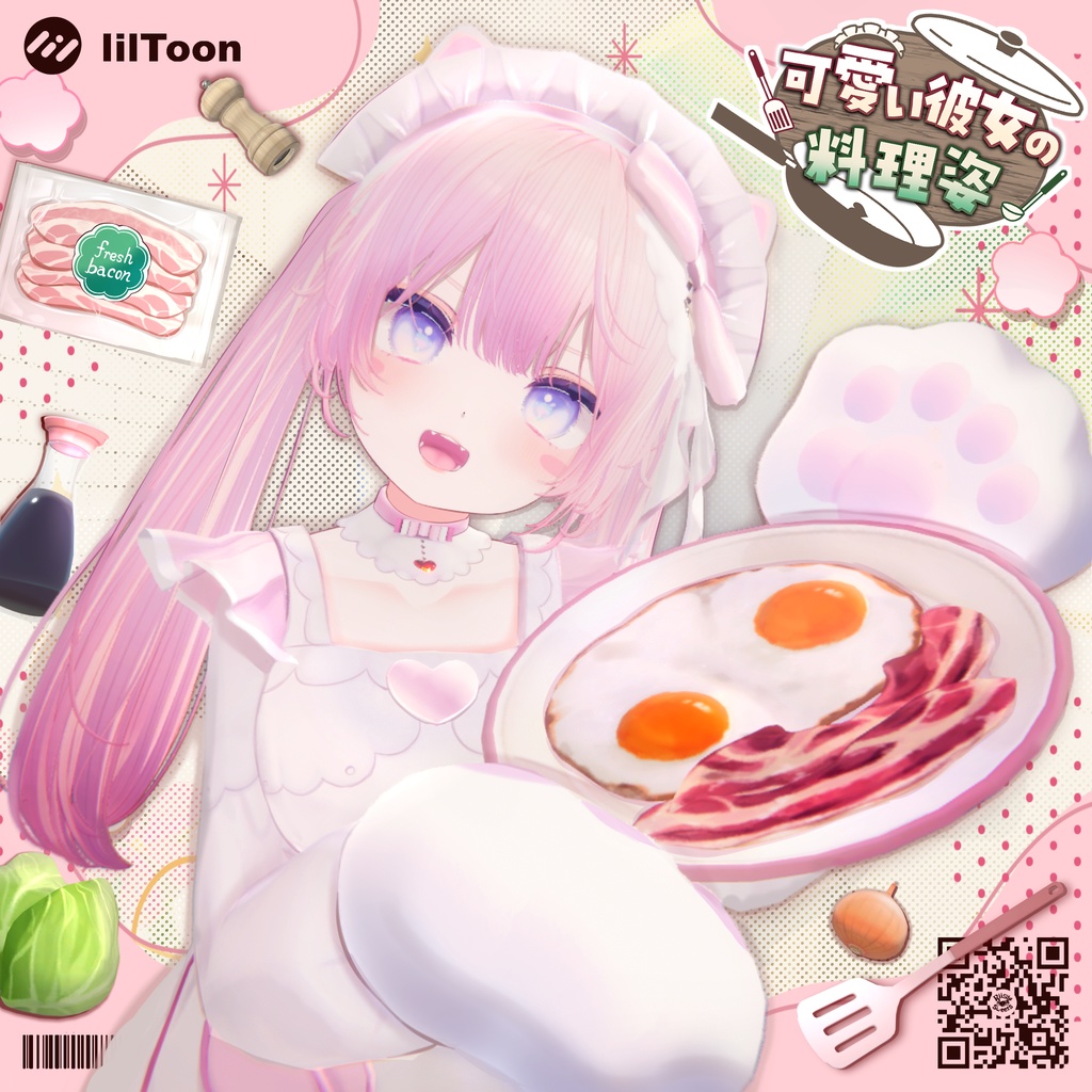【10アバター対応】可愛い彼女の料理姿✨Kawaii Kanozyo🌟リニューアル image