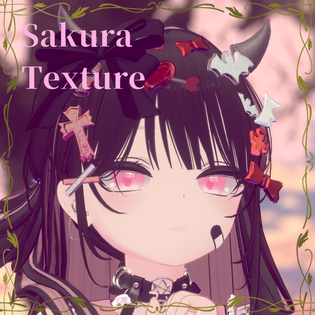 桜モチーフ　SakuraTexture image