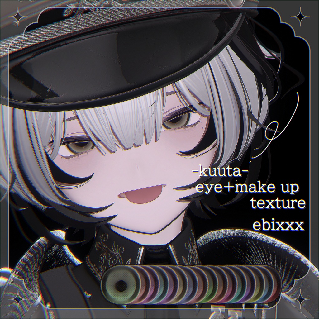 ebixxx26　eye+make up　texture image