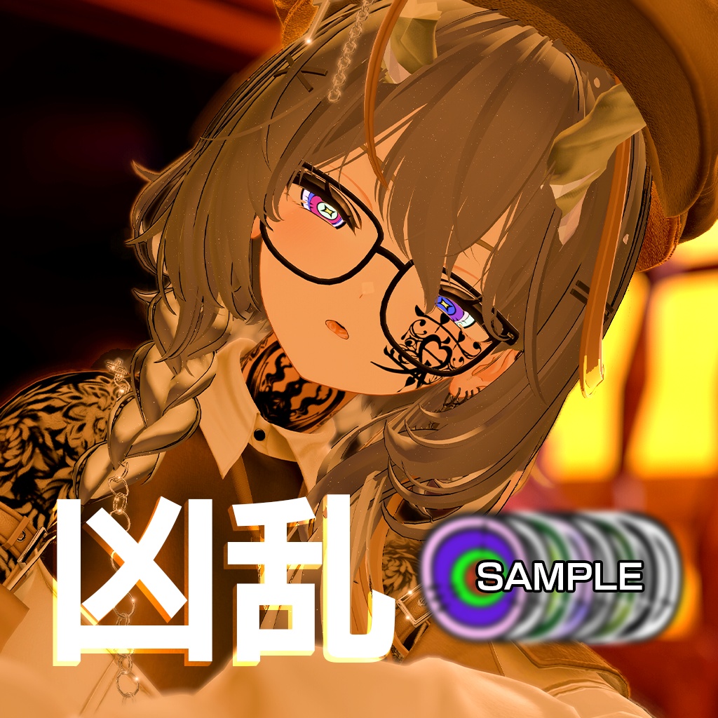  ≪凶乱（광란）≫ EyeTexture｜5アバター対応／10パターン｜対応拡張予定あり image