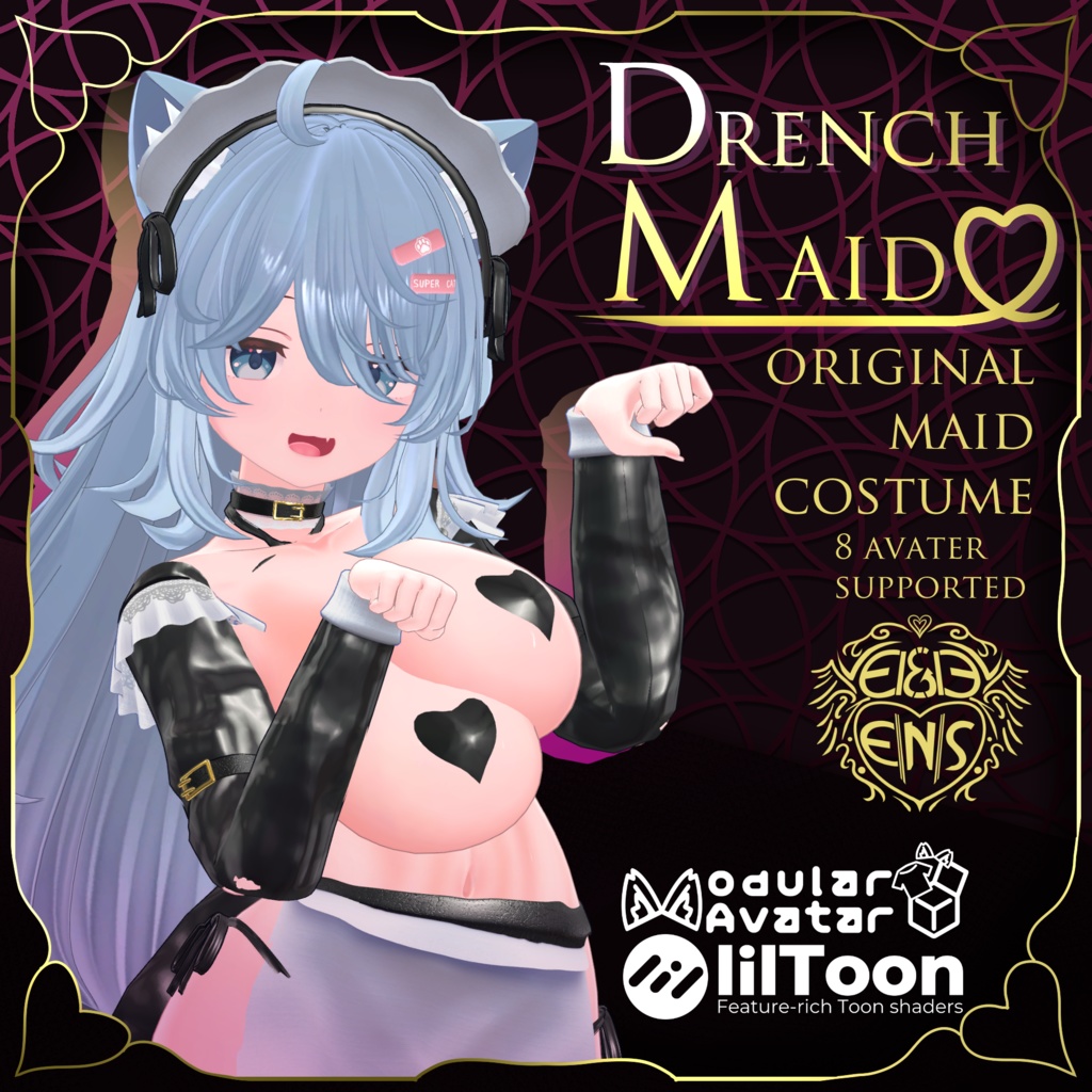 E&E ENS EN-005「Drench Maid」[8アバター対応] image