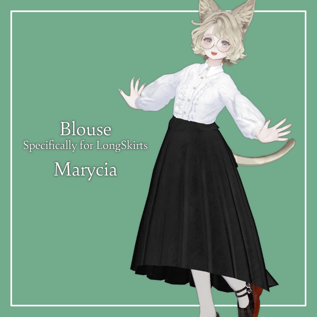 Marycia-exclusive Long Skirt-exclusive Blouse image