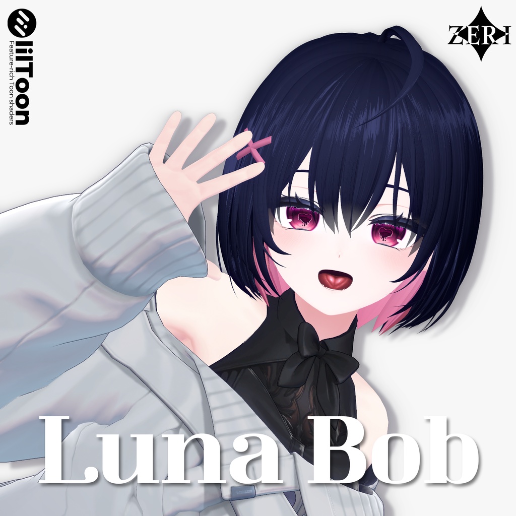 𝐍𝐨.𝟐 ✦ 𝐋𝐮𝐧𝐚 𝐁𝐨𝐛【VRC Hair】#ZERI_booth image