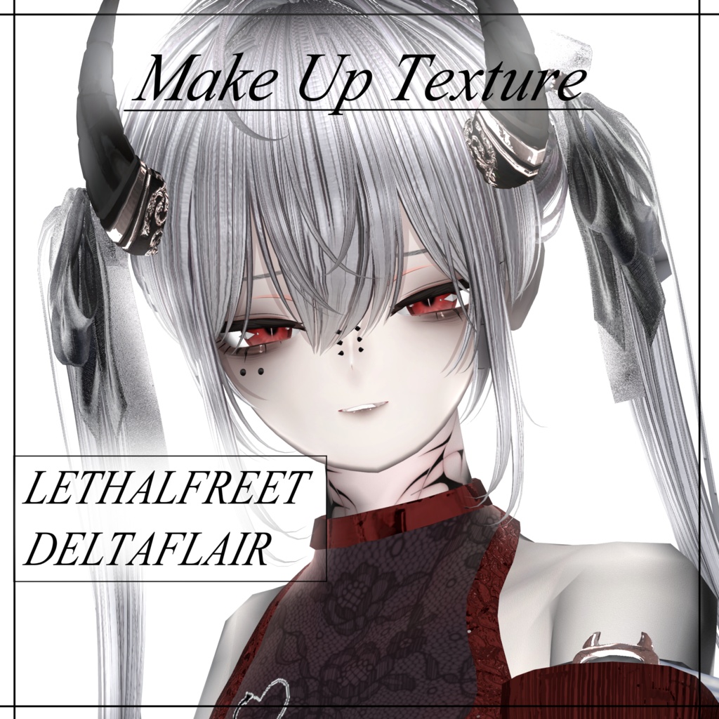 [Lethal Fleet][Delta Flare]Black Rim Makeup Texture image