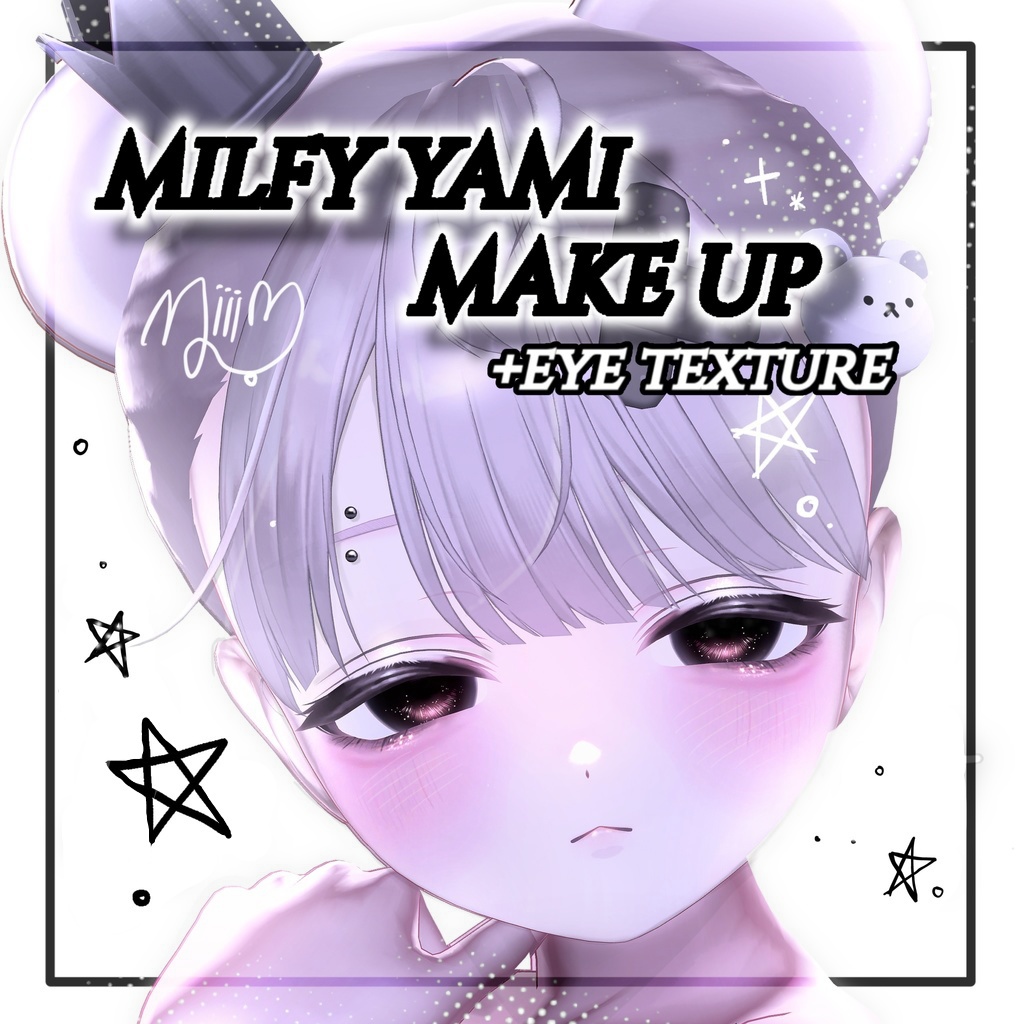 Milfy Makeup  eye texture defeat makeup image