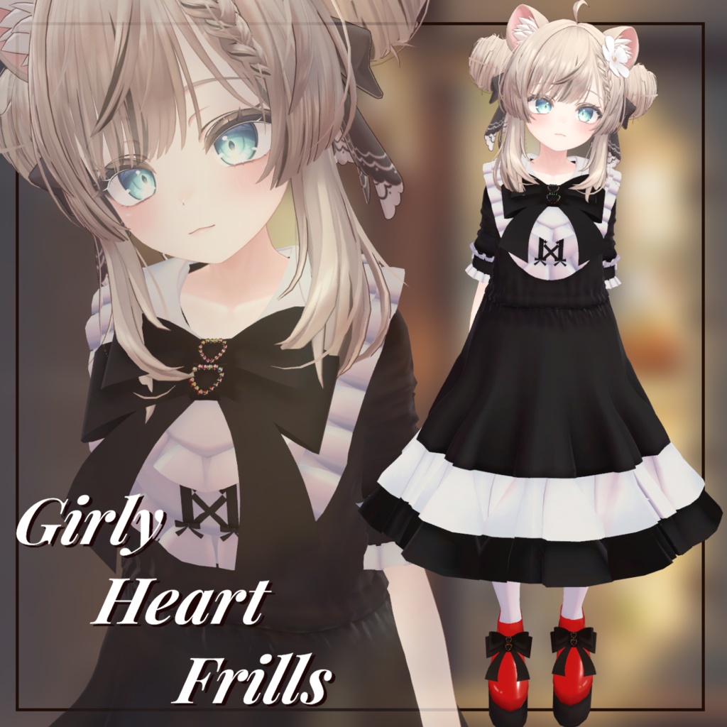 【 マヌカ 専用衣装】Girly Heart Frills image