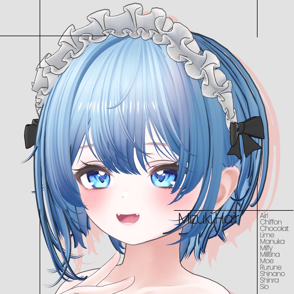 [12 Avatars] Mizuki Hair image