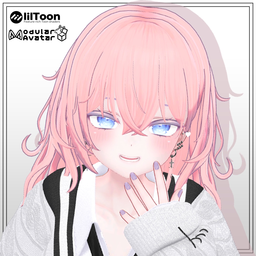 【10avatars】Fluffy Airy Semi-Long image