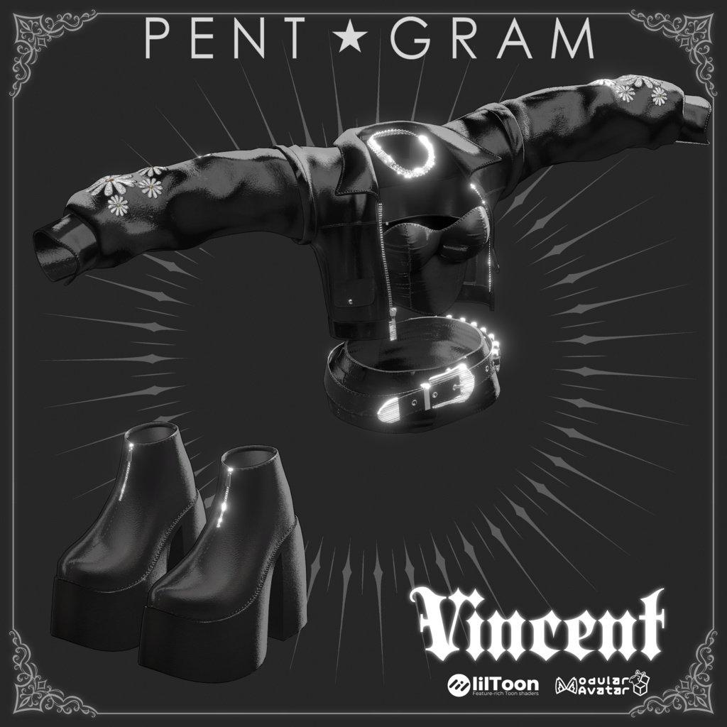 【VINCENT】四名のアバター対応新衣装  image