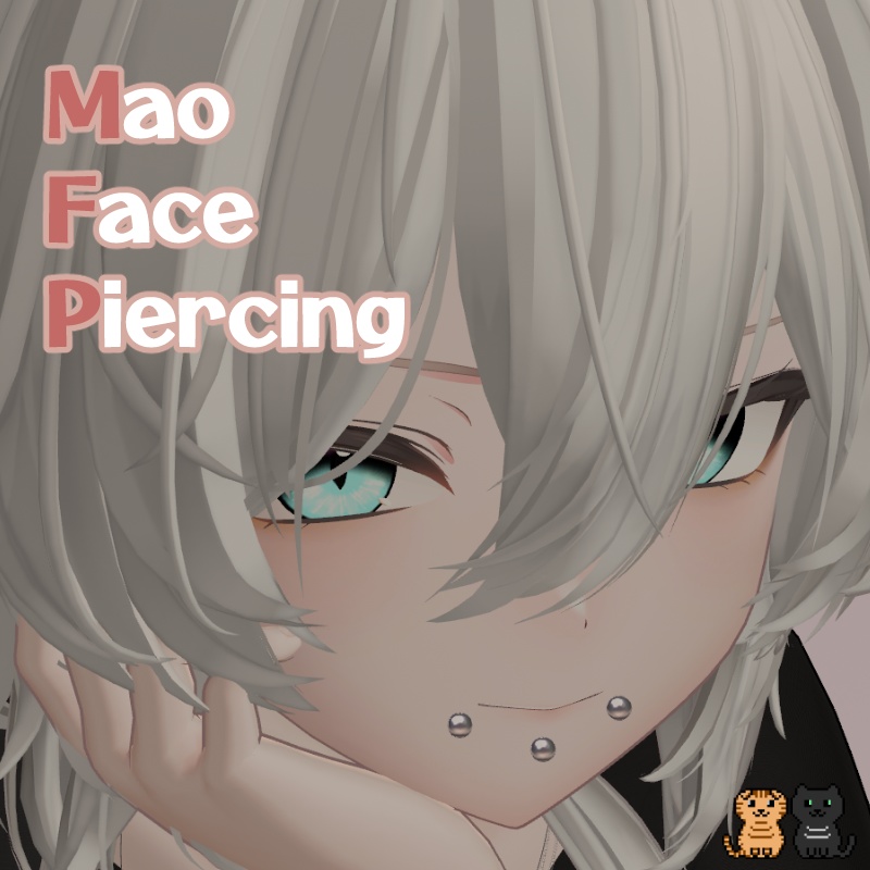 [Mao-style] Lip Piercing Set image