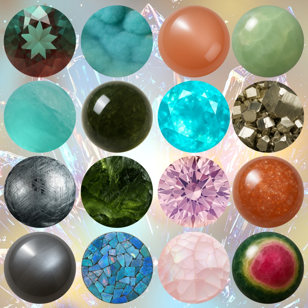 【無料】MatCap16種類【天然石】 image