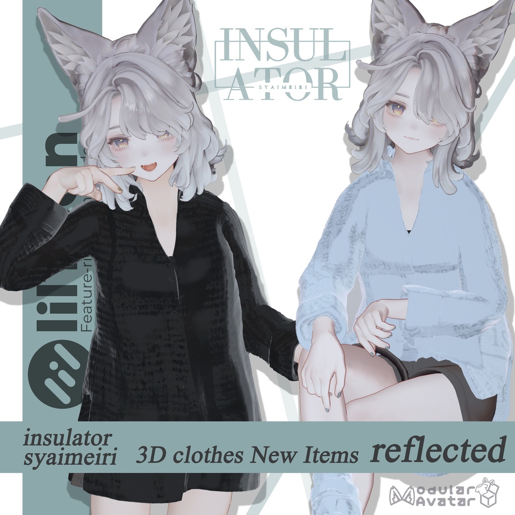 4-avatar compatible 3D costume [reflected] image