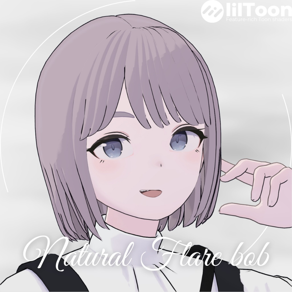 Natural Flare bob [3D hairstyle] image