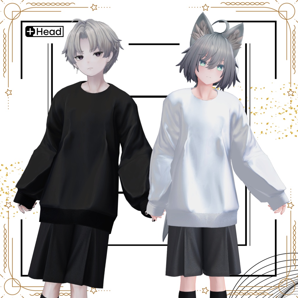 Head-compatible costume model: Oversized Pullover image