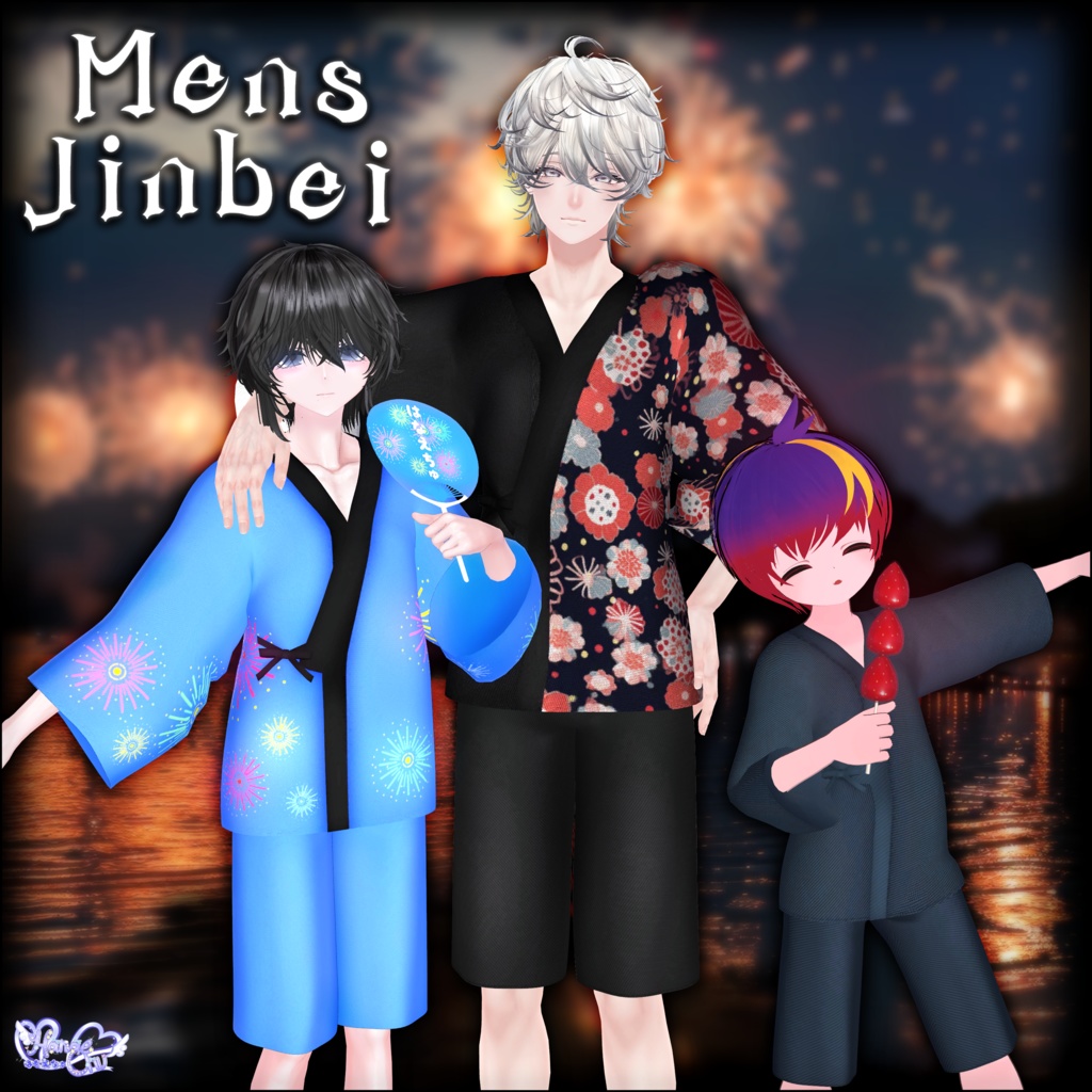 2025 SUMMER Men's Jinbei Set Costume image