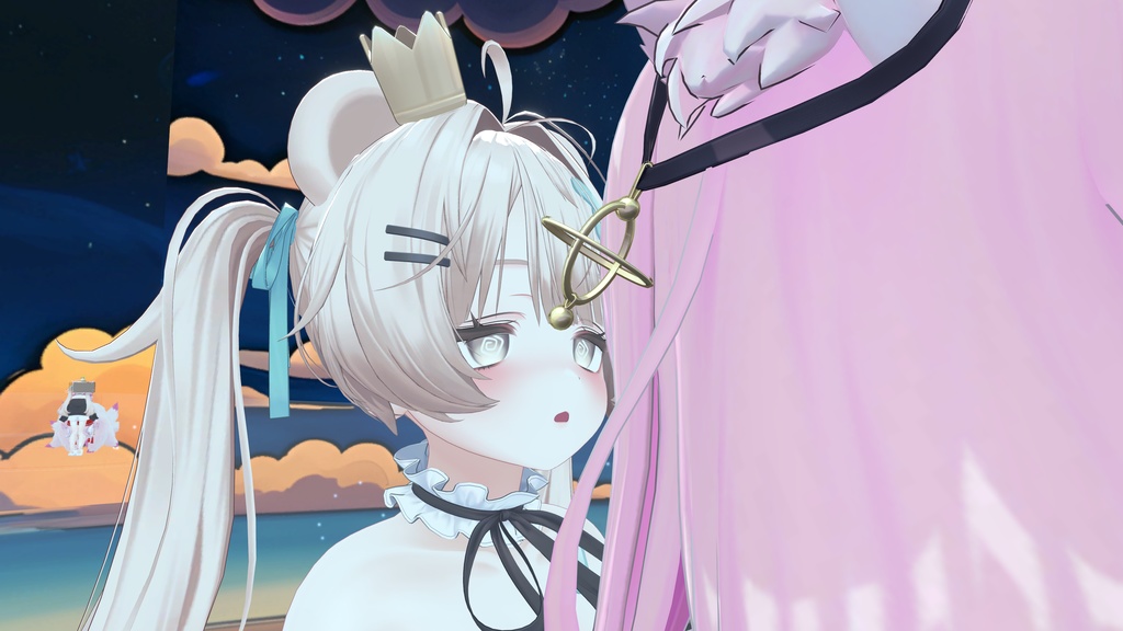 【Milfy】【MA対応】《Multi-Emotion Kiss Animation System》- VRChat用 3種類の感情の三段キス表情アニメーション機能 image