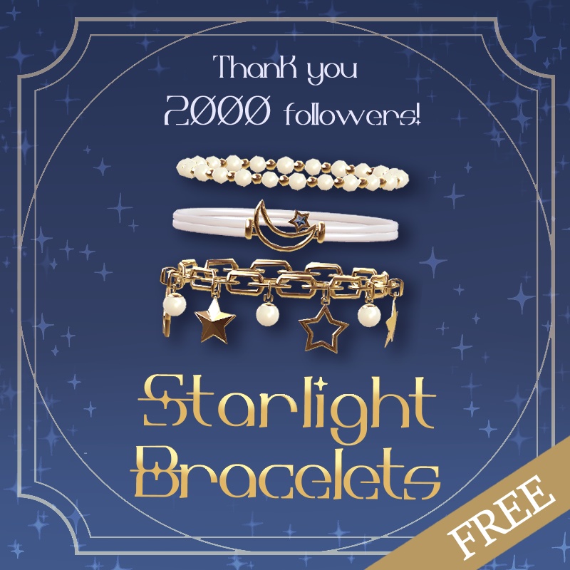 2,000 Follower CommemorativeStarlight Bracelets image