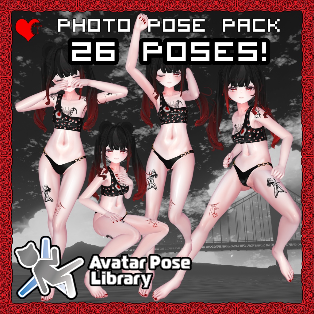 【APL】 フォト・ポーズ・パック 【26 ポーズ】 【Unity/VRChat】 【PosePlace】 【TafuStore】 image