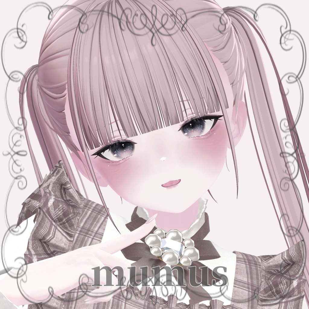 【MUMUS】ෆ‪‪pink doll make up textureෆ‪‪ image
