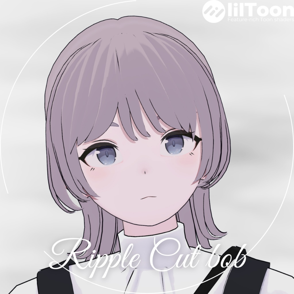 【Lapwing/Grus】Ripple Cut bob【3D hairstyle】 image