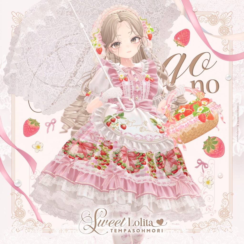 🍓いちごのスウィートロリィタ🍓【22アバター対応】 image