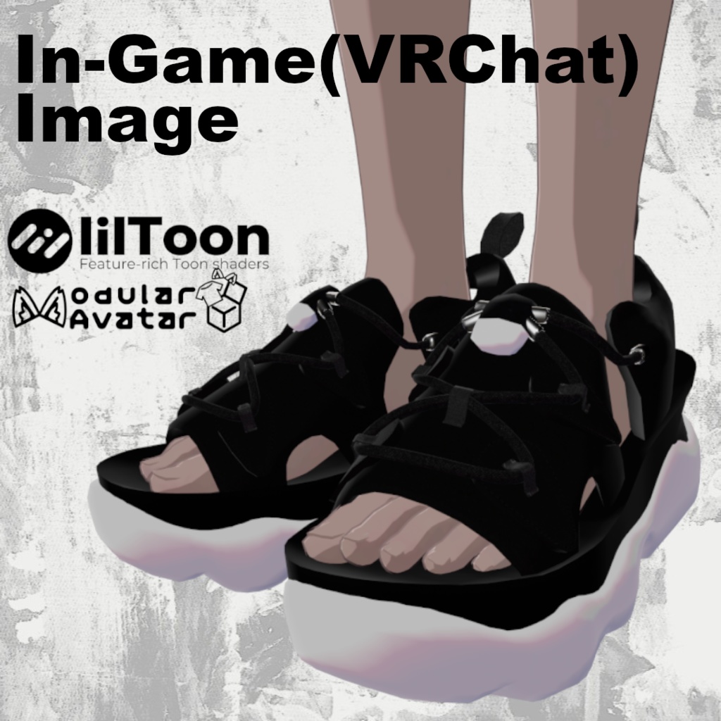 Sneaker sandals - VRChat modification assumed image