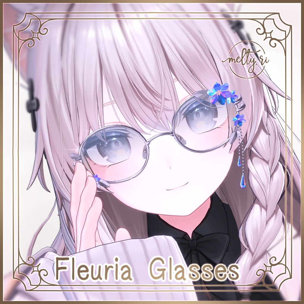 【Glasses】Fleuria Glasses【VRChat】 image