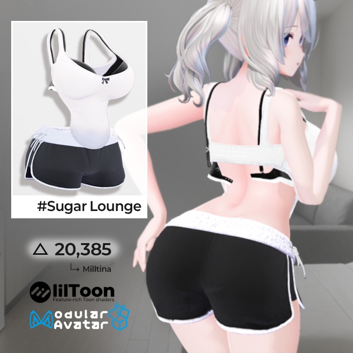 Sugar Lounge【3 Parts Clothing Set】 image