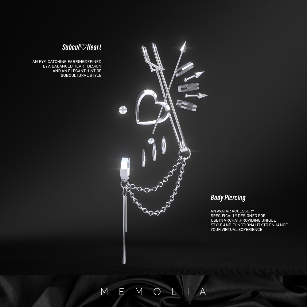 SubculHeart earrings image