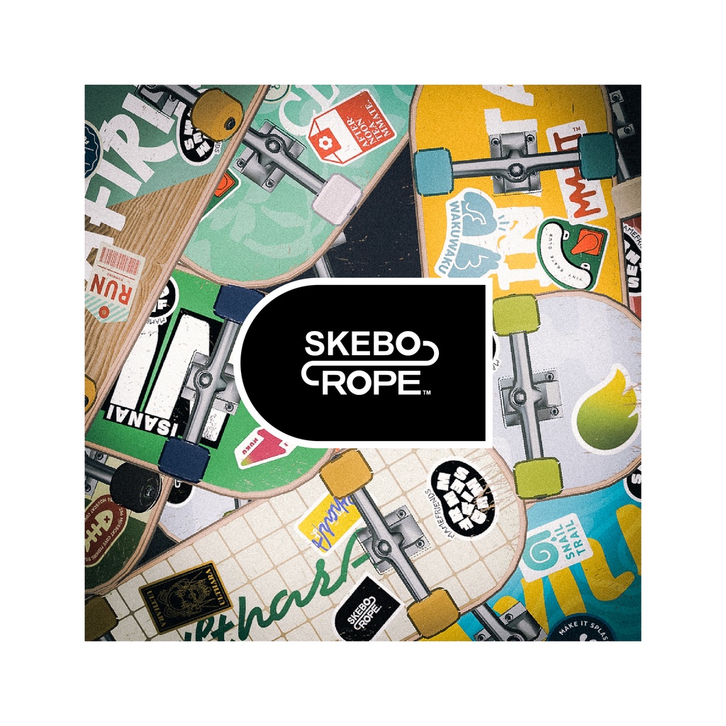 Shoulder-Carried Skateboard [SKEBO-ROPE] image