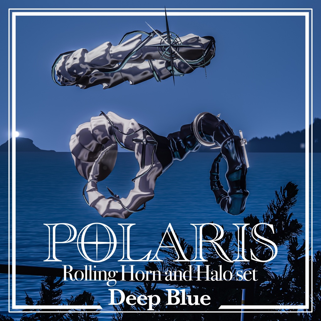 POLARIS Horn&Halo Set【Deep Blue】 image