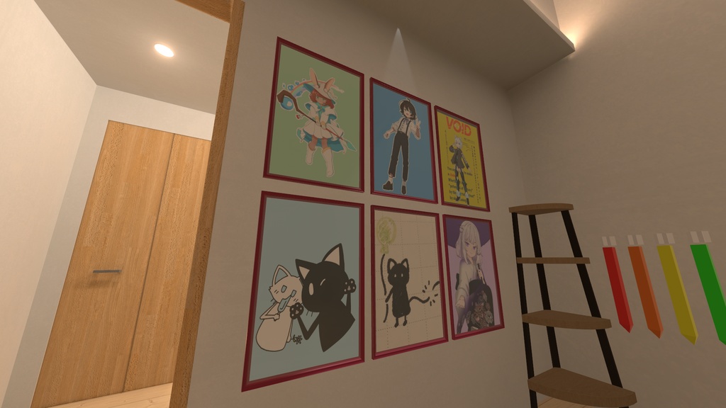 【無料(free)】額縁 VRC想定 / VRC picture frame image