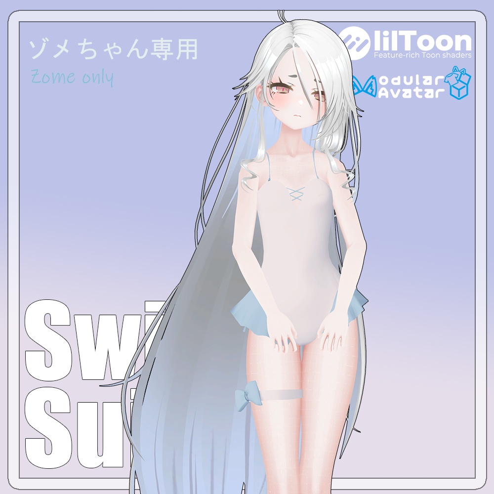 [ Zome-chan's Exclusive Outfit ] Swimsuit A [5 colours] image