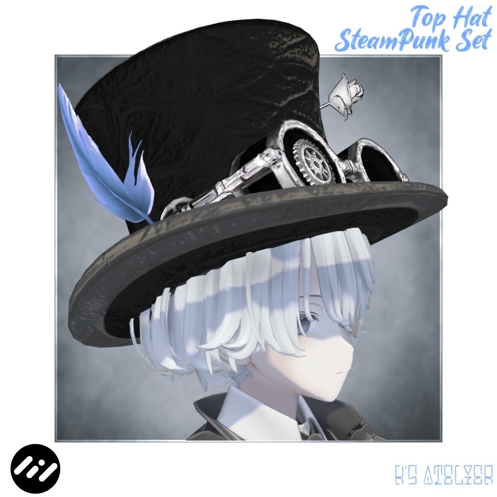 Steampunk-Style Top Hat image