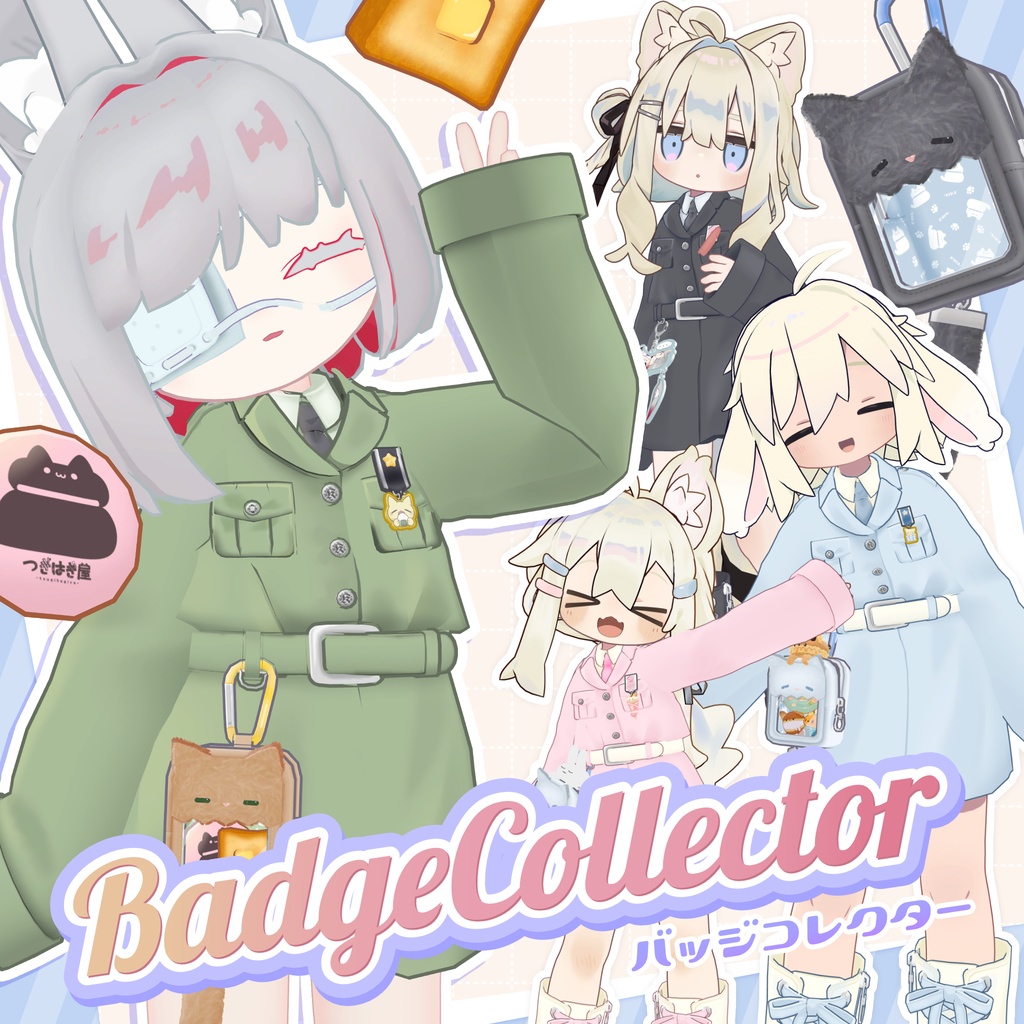 [Costume & Accessory Set] BadgeCollector - Badge Collector image