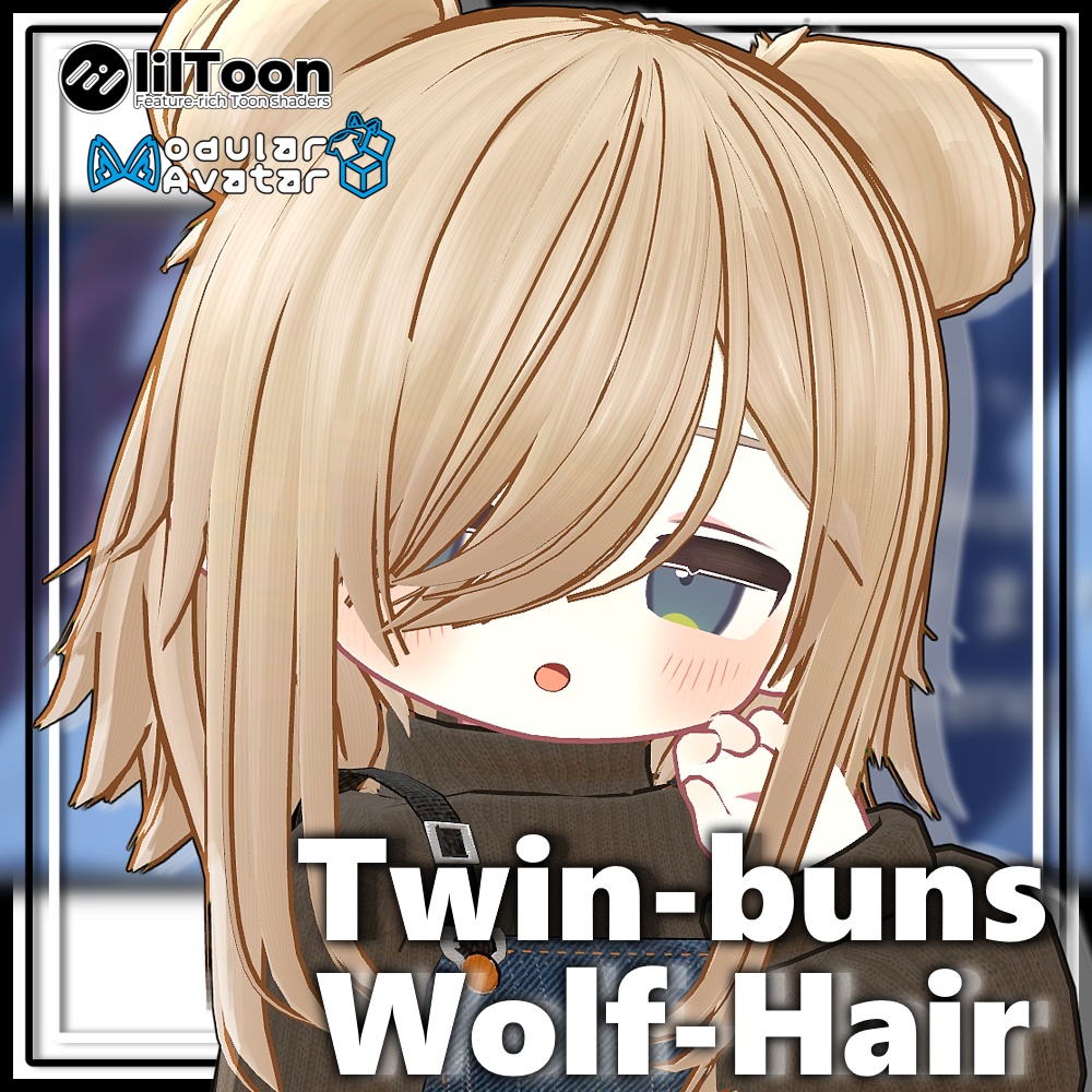 Twin Bun Wolf image