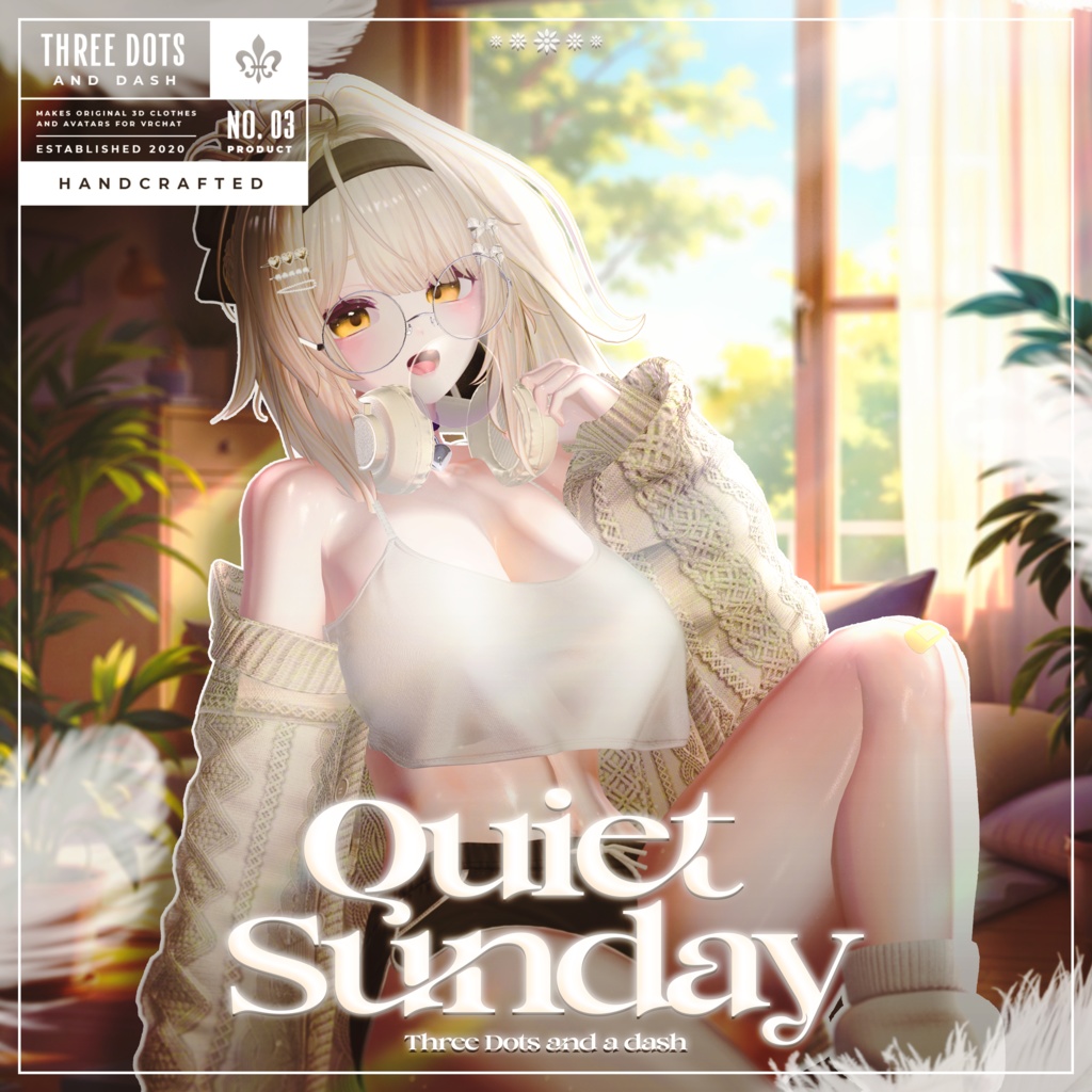 『8アバター対応』 【3D衣装モデル】 Quiet_Sunday image