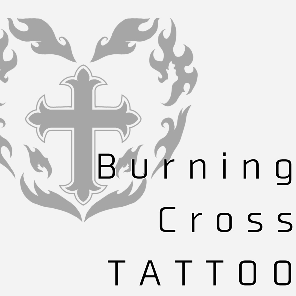 Burinng Cross Tattoo image