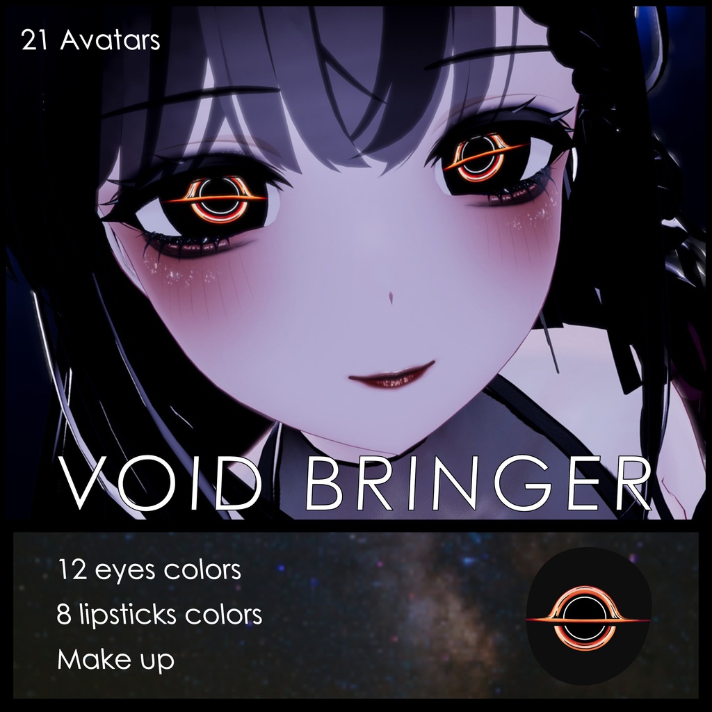 [15 Avatars] Void Bringer Eyes and Make Up Textures image