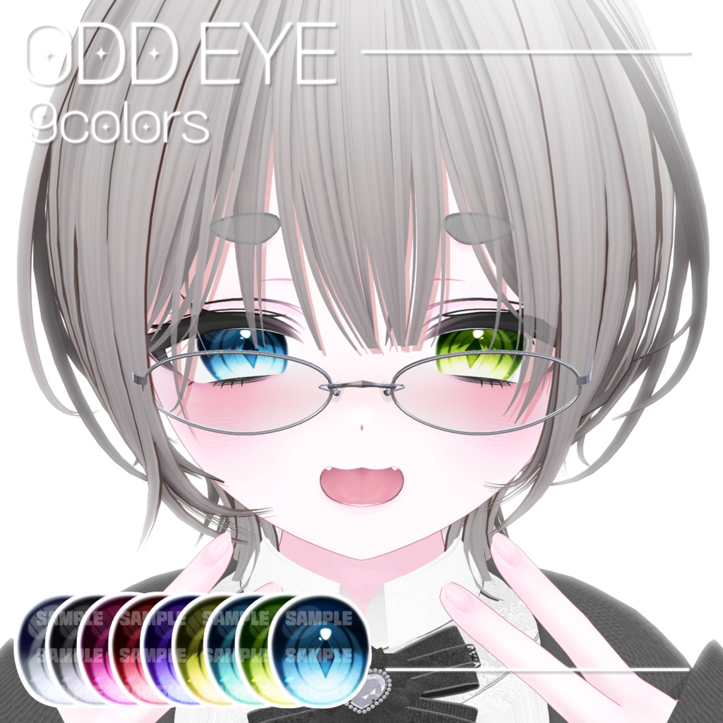 【Milfy, Manuka, Shinano, Sio】 ODD EYE Texture image