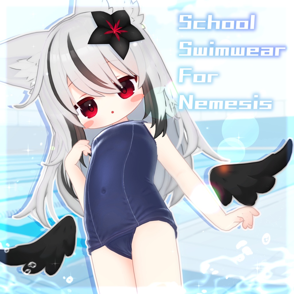 [Nemesis Elcion Exclusive] Vintage School Swimsuit image