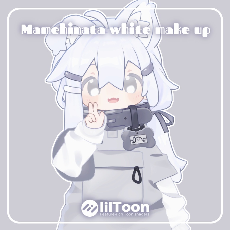 [Mamehinata Exclusive] Mamehinata White Makeup image
