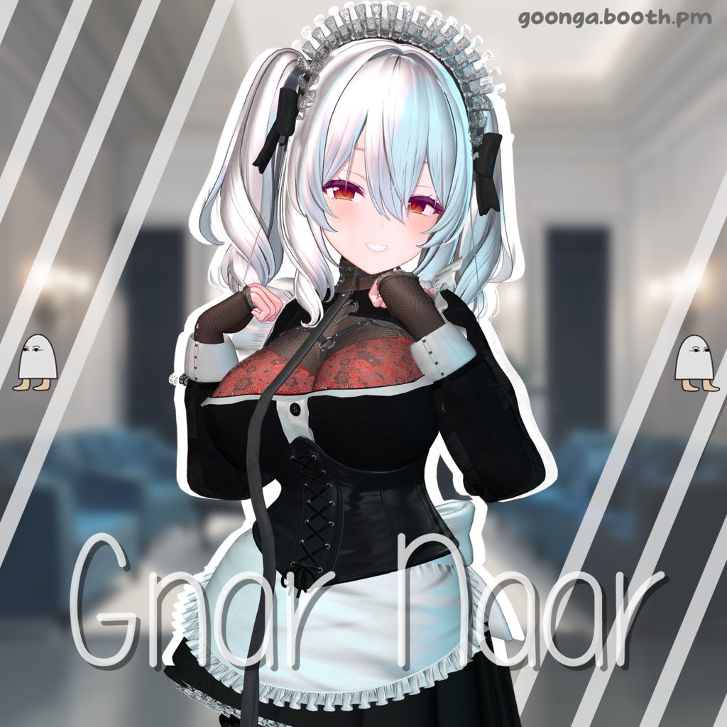 Gnar Naar Maid Outfit VRC image