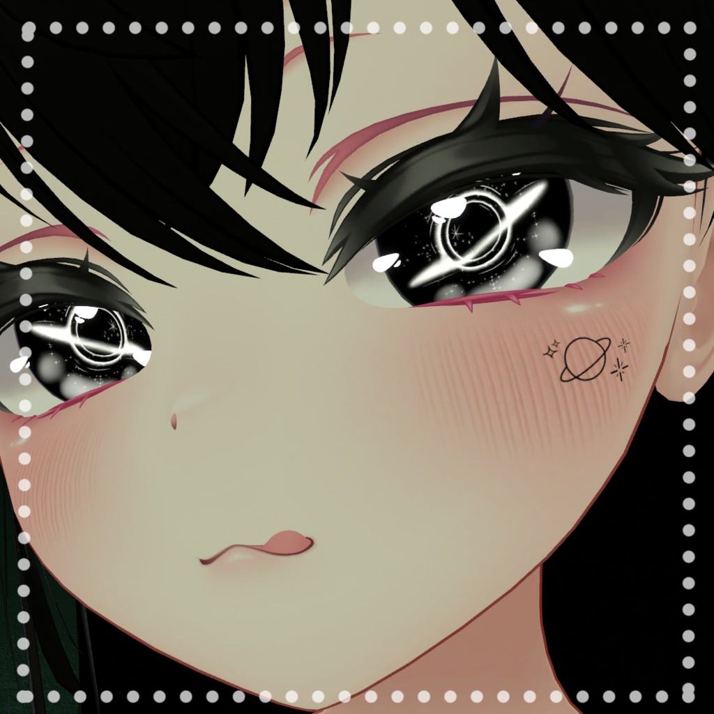 "Original"  Tattoo CuteCat Set "For VRChat" image