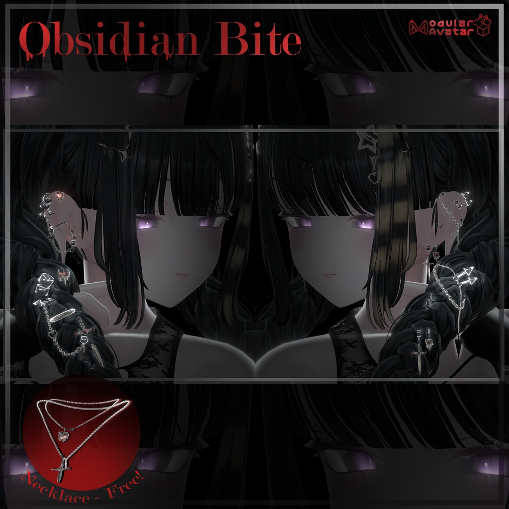 Obsidian Bite Free for Necklace image