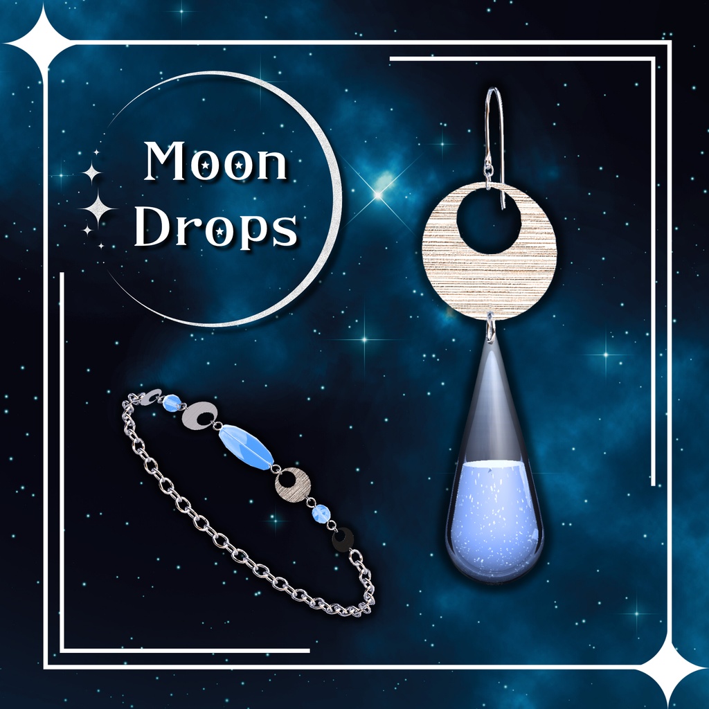MoonDrops✧₊⁺⋆☽【VRC想定】 image