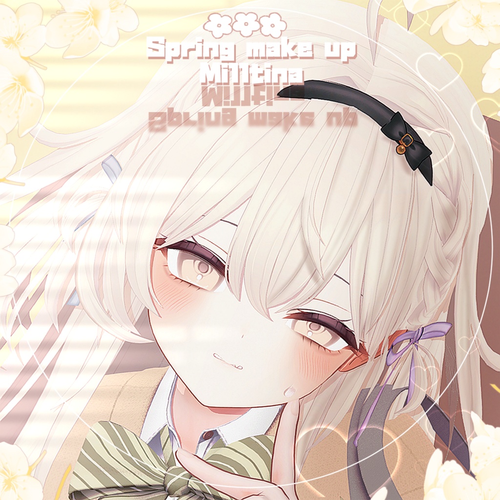 [face UPD 1.0]❀Milltina :: ミルティナ❀ Milltina make up & body texture + Face Blendshapes :❀ ミルティナ メイク テクスチャ ❀ image