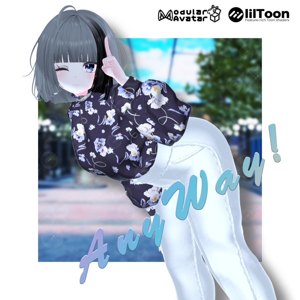 【VRChat想定】Any Way!【3D衣装】 image
