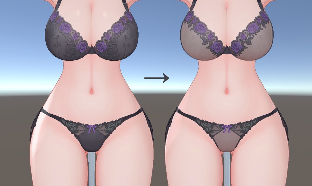 【ミルティナ専用】下着透けアルファマスク image