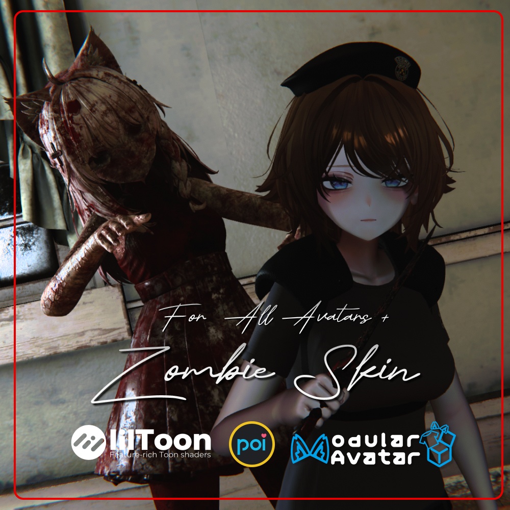 ZombieSkin - 超リアル生ける屍 - ゾンビテクスチャ 【汎用版アリ】 image